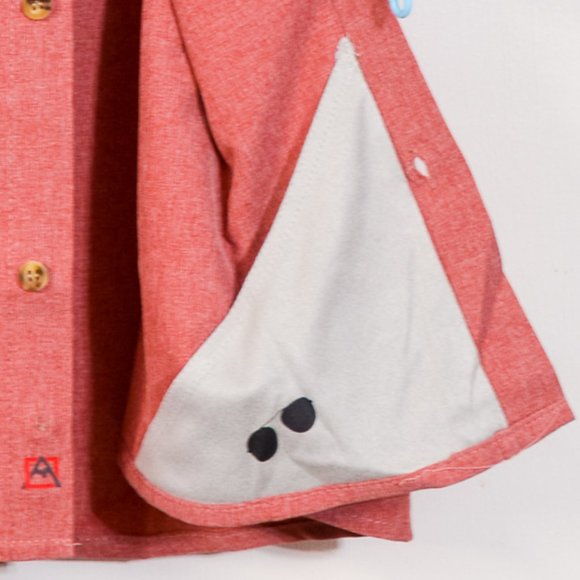 NWT Avalanche Men's Short Sleeve Woven Shirts  RED - Picture 4 of 5